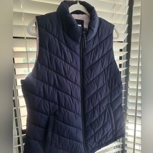 GAP Navy Quilted Vest